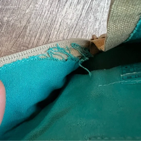 Blowfish Malibu Beige Canvas Studded Zip Bootie Size 9 - Picture 7 of 13